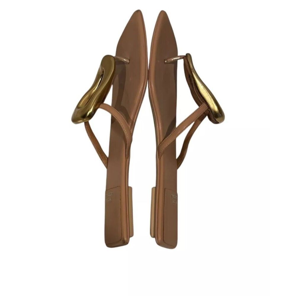 Jeffrey Campbell Tan Sandal with Gold Accent - Picture 8 of 10